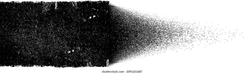 Grunge urban background. Vector. Textured banner . Overlay distress shape . Simply place texture over any object to create grungy effect . Abstract,splattered , dirty,poster for your design. 