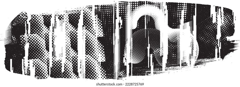 Grunge urban background. Vector. Textured banner . Futuristic digital background. Grungy effect . Abstract,splattered , dirty,cyber punk poster for your design. 