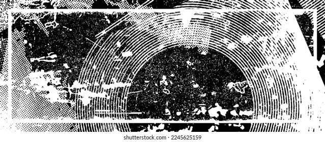 Grunge urban background. Vector. Textured banner . Futuristic digital background. Grungy effect . Abstract,splattered , dirty,cyber punk poster for your design. 