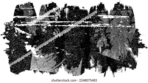 Grunge urban background. Vector. Textured banner . Futuristic digital background. Grungy effect . Abstract,splattered , dirty,cyber punk poster for your design. 