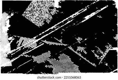 urbaner Hintergrund. Vektorgrafik. Texturierte Banner . Überlagernde Notform. Platzieren Sie die Textur einfach über jedes Objekt, um einen grungy Effekt zu erzeugen. Abstrakt, platziert, schmutzig, Poster für Ihr Design. 