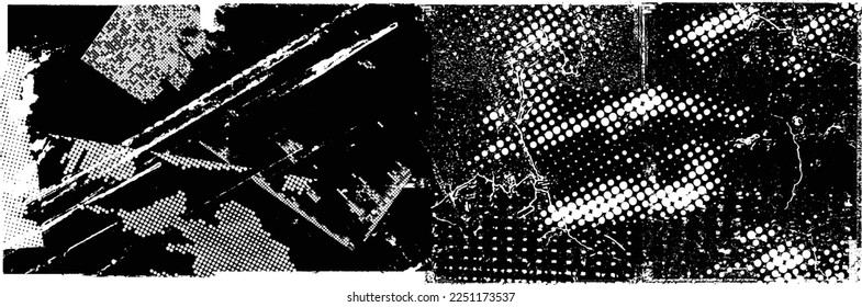 Grunge urban background. Vector. Textured banner . Overlay distress shape . Simply place texture over any object to create grungy effect . Abstract,splattered , dirty,poster for your design. 