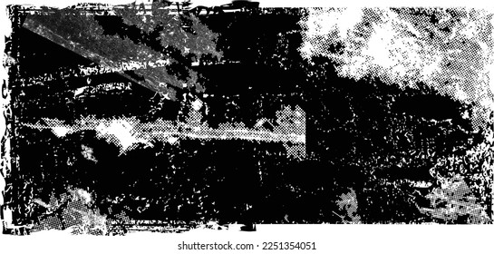 Grunge urban background. Vector. Textured banner . Overlay distress shape . Simply place texture over any object to create grungy effect . Abstract,splattered , dirty,poster for your design. 