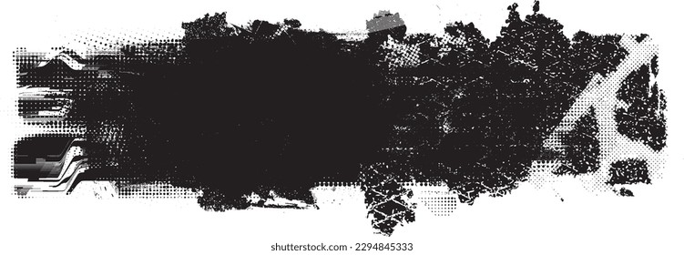 Grunge urban background. Vector. Textured banner . Futuristic digital background. Grungy effect . Abstract,splattered , dirty,cyber punk poster for your design. 