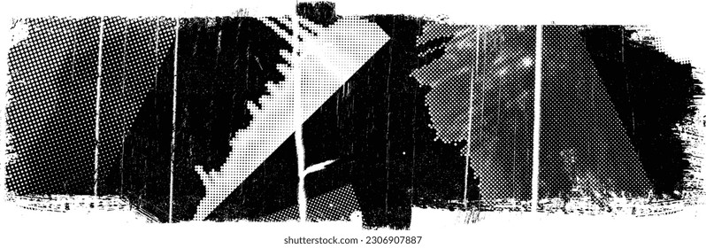 Grunge urban background. Vector. Textured banner . Futuristic digital background. Grungy effect . Abstract,splattered , dirty,cyber punk poster for your design. 