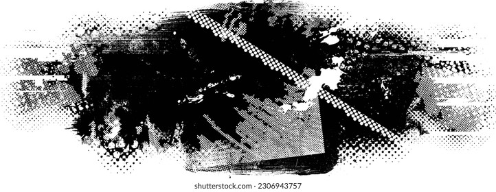 Grunge urban background. Vector. Textured banner . Futuristic digital background. Grungy effect . Abstract,splattered , dirty,cyber punk poster for your design. 