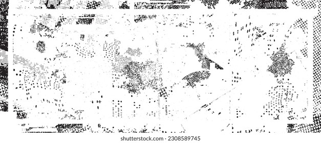 Grunge urban background. Vector. Textured banner . Futuristic digital background. Grungy effect . Abstract,splattered , dirty,cyber punk poster for your design. 