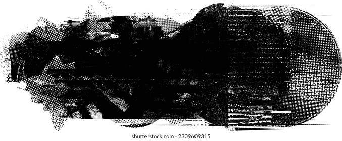 Grunge urban background. Vector. Textured banner . Futuristic digital background. Grungy effect . Abstract,splattered , dirty,cyber punk poster for your design. 