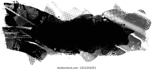Grunge urban background. Vector. Textured banner . Futuristic digital background. Grungy effect . Abstract,splattered , dirty,cyber punk poster for your design. 