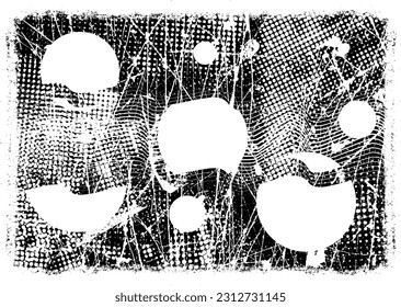 Grunge urban background. Vector. Textured banner . Futuristic digital background. Grungy effect . Abstract,splattered , dirty,cyber punk poster for your design. 