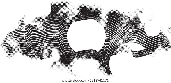 Grunge urban background. Vector. Textured banner . Futuristic digital background. Grungy effect . Abstract,splattered , dirty,cyber punk poster for your design. 