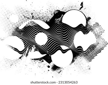 Grunge urban background. Vector. Textured banner . Futuristic digital background. Grungy effect . Abstract,splattered , dirty,cyber punk poster for your design. 