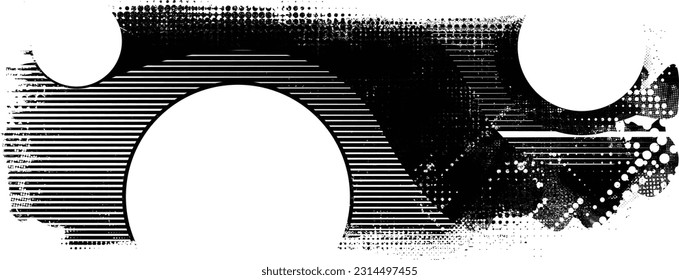 Grunge urban background. Vector. Textured banner . Futuristic digital background. Grungy effect . Abstract,splattered , dirty,cyber punk poster for your design. 