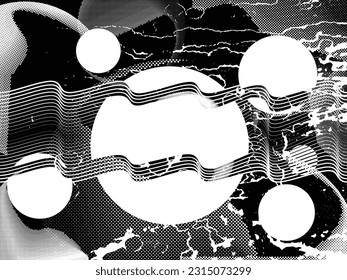 Grunge urban background. Vector. Textured banner . Futuristic digital background. Grungy effect . Abstract,splattered , dirty,cyber punk poster for your design. 