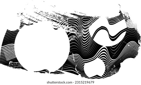 Grunge urban background. Vector. Textured banner . Futuristic digital background. Grungy effect . Abstract,splattered , dirty,cyber punk poster for your design. 