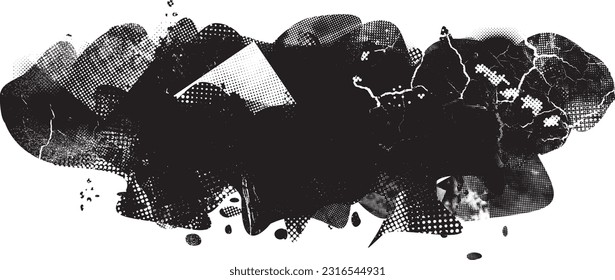 Grunge urban background. Vector. Textured banner . Futuristic digital background. Grungy effect . Abstract,splattered , dirty,cyber punk poster for your design. 