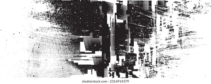 Grunge urban background. Vector. Textured banner . Futuristic digital background. Grungy effect . Abstract,splattered , dirty,cyber punk poster for your design. 