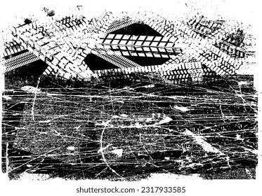 Grunge urban background. Vector. Textured banner . Futuristic digital background. Grungy effect . Abstract,splattered , dirty,cyber punk poster for your design. 