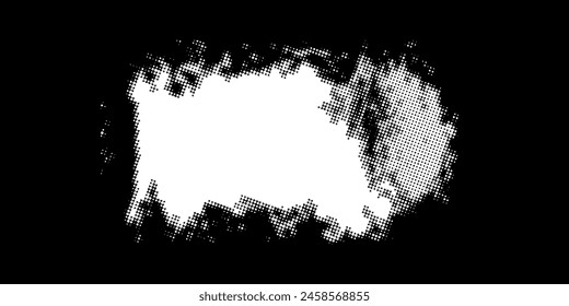Grunge urban background. Vector. Textured banner . Overlay distress shape .