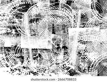 Fundo urbano grunge. Vetor. Banner texturizado . Fundo digital futurista. Efeito granuloso . Resumo, espalhado, escuro, sujo, cartaz cyber punk para o seu design.
