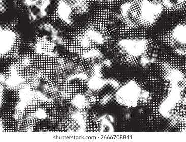 Fundo urbano grunge. Vetor. Banner texturizado . Fundo digital futurista. Efeito granuloso . Resumo, espalhado, escuro, sujo, cartaz cyber punk para o seu design.
