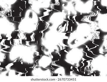 Grunge fondo urbano. Vector. Anuncio texturizado. Fondo digital futurista. Efecto Grungy. Abstractas, salpicado, oscuro, sucio, cyber punk cartel para su diseño.
