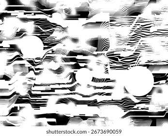Fundo urbano grunge. Vetor. Banner texturizado . Fundo digital futurista. Efeito granuloso . Resumo, espalhado, escuro, sujo, cartaz cyber punk para o seu design.