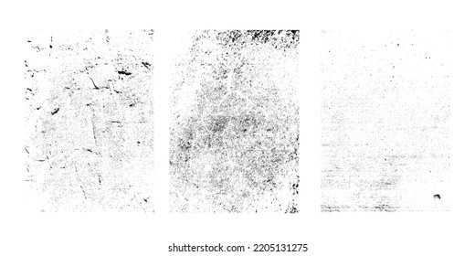 Grunge Urban Backgrounds set.Texture Vector.Dust Overlay Distress Grain ,Simply Place illustration over any Object to Create grungy Effect .abstract,splattered , dirty, texture for your design. 