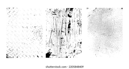 Grunge Urban Backgrounds set.Texture Vector.Dust Overlay Distress Grain,Simply Sitúe la ilustración sobre cualquier objeto para crear efecto ondulado .abstract,splattered, sucie, textura para su diseño. 