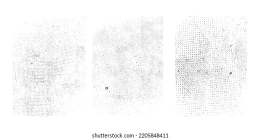 Grunge Urban Backgrounds set Texture Vector Dust Overlay Distress Grain  Simply Place illustration over any Object to Create grungy Effect  abstract splattered   dirty  texture for your design  