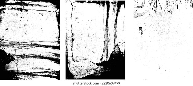 Grunge Urban Backgrounds set.Texture Vector.Dust Overlay Distress Grain ,Simply Place illustration over any Object to Create grungy Effect .abstract,splattered , dirty, texture for your design. 