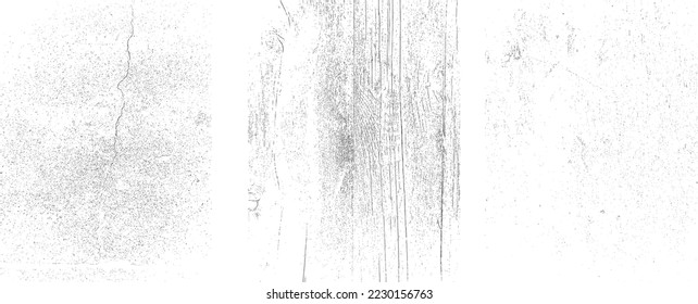 Grunge Urban Backgrounds set.Texture Vector.Dust Overlay Distress Grain,Simply Sitúe la ilustración sobre cualquier objeto para crear efecto ondulado .abstract,splattered, sucie, textura para su diseño. 