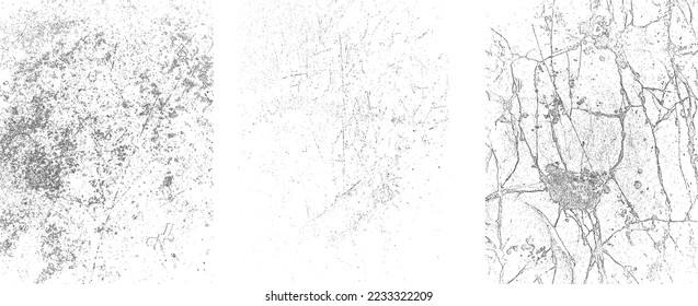 Grunge Urban Backgrounds set.Texture Vector.Dust Overlay Distress Grain ,Simply Place illustration over any Object to Create grungy Effect .abstract,splattered , dirty, texture for your design.  - Shutterstock ID 2233322209