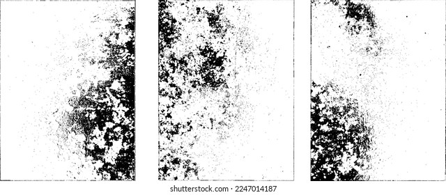 Grunge Urban Backgrounds set.Texture Vector.Dust Overlay Distress Grain ,Simply Place illustration over any Object to Create grungy Effect .abstract,splattered , dirty, texture for your design. 