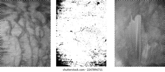 Grunge Urban Backgrounds set.Texture Vector.Dust Overlay Distress Grain ,Simply Place illustration over any Object to Create grungy Effect .abstract,splattered , dirty, texture for your design. 