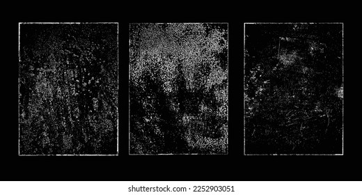 Grunge Urban Backgrounds set.Texture Vector.Dust Overlay Distress Grain ,Simply Place illustration over any Object to Create grungy Effect .abstract,splattered , dirty, texture for your design. 