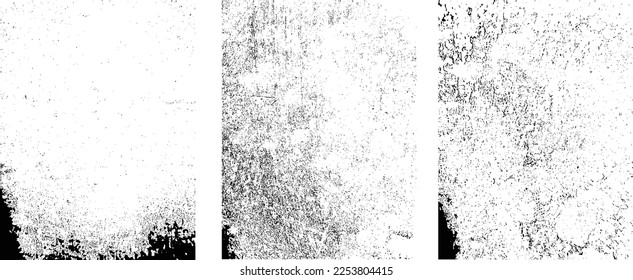 Grunge Urban Backgrounds set.Texture Vector.Dust Overlay Distress Grain ,Simply Place illustration over any Object to Create grungy Effect .abstract,splattered , dirty, texture for your design. 