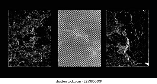 Grunge Urban Backgrounds set.Texture Vector.Dust Overlay Distress Grain ,Simply Place illustration over any Object to Create grungy Effect .abstract,splattered , dirty, texture for your design. 