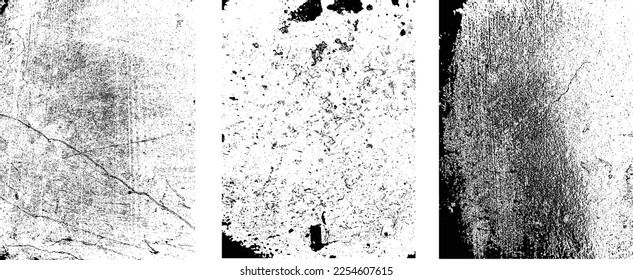 Grunge Urban Backgrounds set.Texture Vector.Dust Overlay Distress Grain ,Simply Place illustration over any Object to Create grungy Effect .abstract,splattered , dirty, texture for your design. 