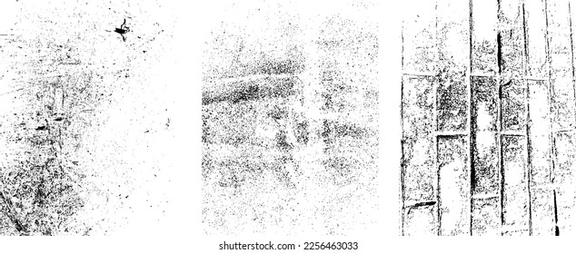 Grunge Urban Backgrounds set.Texture Vector.Dust Overlay Distress Grain,Simply Sitúe la ilustración sobre cualquier objeto para crear efecto ondulado .abstract,splattered, sucie, textura para su diseño. 
