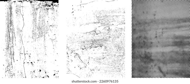 Grunge Urban Backgrounds set.Texture Vector.Dust Overlay Distress Grain ,Simply Place illustration over any Object to Create grungy Effect .abstract,splattered , dirty, texture for your design. 