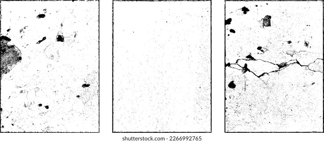 Grunge Urban Backgrounds set.Texture Vector.Dust Overlay Distress Grain ,Simply Place illustration over any Object to Create grungy Effect .abstract,splattered , dirty, texture for your design. 