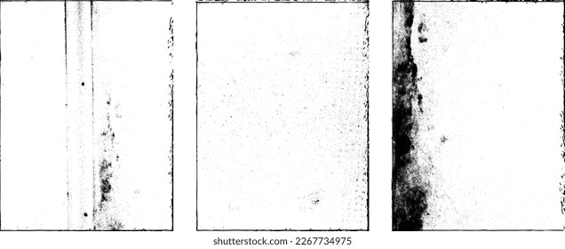 Grunge Urban Backgrounds set.Texture Vector.Dust Overlay Distress Grain ,Simply Place illustration over any Object to Create grungy Effect .abstract,splattered , dirty, texture for your design. 