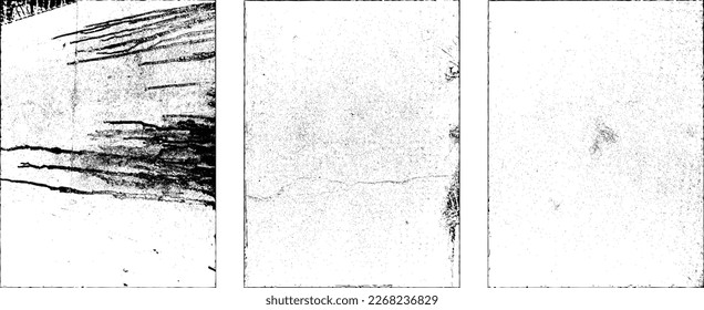 Grunge Urban Backgrounds set.Texture Vector.Dust Overlay Distress Grain ,Simply Place illustration over any Object to Create grungy Effect .abstract,splattered , dirty, texture for your design. 