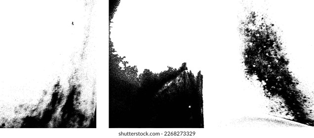 Grunge Urban Backgrounds set.Texture Vector.Dust Overlay Distress Grain ,Simply Place illustration over any Object to Create grungy Effect .abstract,splattered , dirty, texture for your design. 