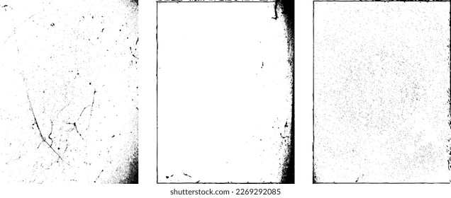 Grunge Urban Backgrounds set.Texture Vector.Dust Overlay Distress Grain ,Simply Place illustration over any Object to Create grungy Effect .abstract,splattered , dirty, texture for your design. 