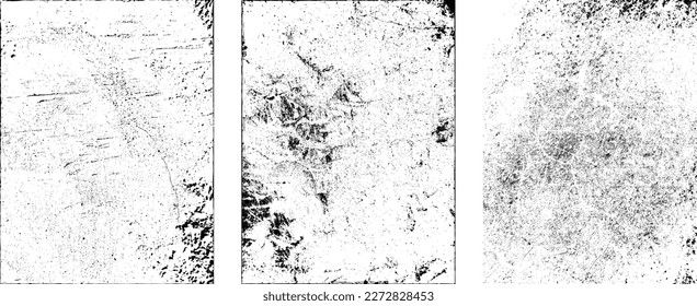 Grunge Urban Hintergründe set.Texture Vector.Dust Overlay Distress Grain , Einfach Illustration über jedes Objekt platzieren, um grungy Effekt .abstrakt, platziert , schmutzig, Textur für Ihr Design. 