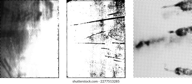 Grunge Urban Backgrounds set.Texture Vector.Dust Overlay Distress Grain,Simply Sitúe la ilustración sobre cualquier objeto para crear efecto ondulado .abstract,splattered, sucie, textura para su diseño. 