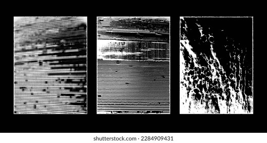 Grunge Urban Backgrounds set.Texture Vector.Dust Overlay Distress Grain ,Simply Place illustration over any Object to Create grungy Effect .abstract,splattered , dirty, texture for your design. 