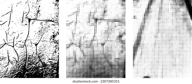 Grunge Urban Backgrounds set.Texture Vector.Dust Overlay Distress Grain ,Simply Place illustration over any Object to Create grungy Effect .abstract,splattered , dirty, texture for your design. 